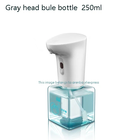 Gray blue 250ml Xiaom эко-система бренд Lebath Авто индукционный пенопласт мыло диспенсер ручная шайба портативная бутылка для мыла AA батарея 250/450 мл емкость - Цвет: Gray blue 250ml