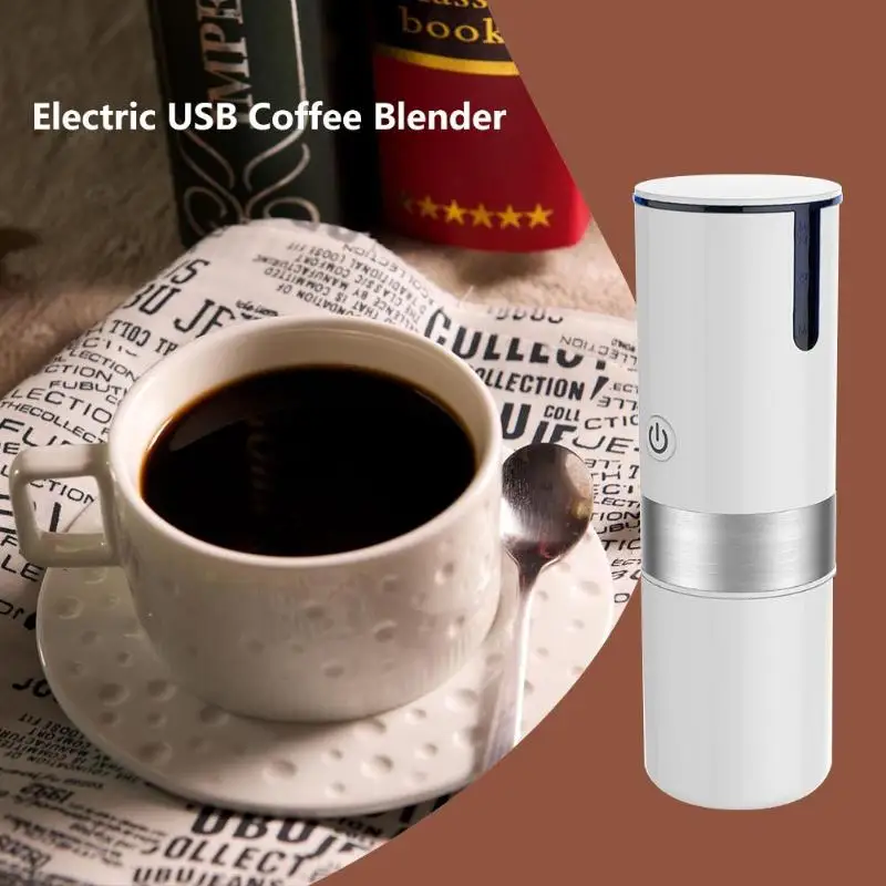 Портативная кофемашина, мини эспрессо, электрическая, USB, кофейная блендер, чашка общего назначения, портативная, простая в использовании, изготовление
