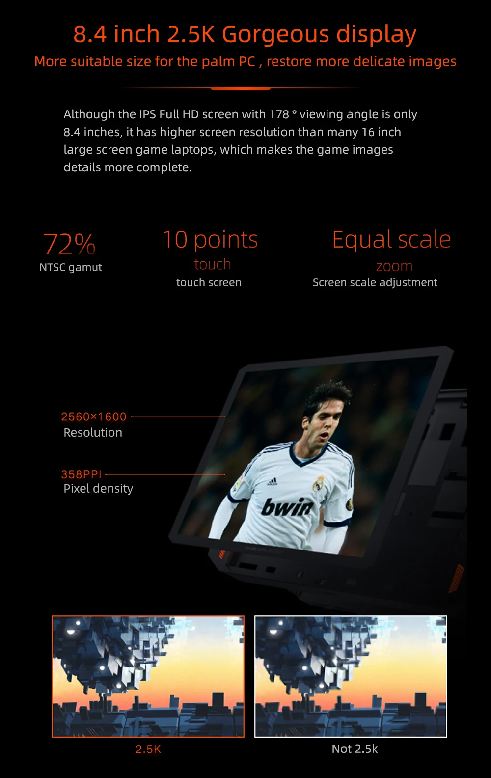 Оригинальная OnexPlayer AMD Edition Ryzen 7 5800U 8 4 дюймовая игровая консоль ПК переключатель