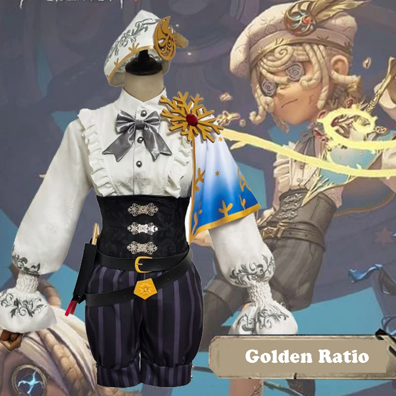 

Костюм для косплея Эдгара валдена, комплект одежды с золотым соотношением «кожа» для игр личности, костюм для косплея