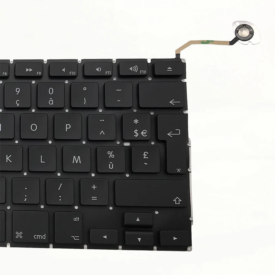 5 шт./лот новая Французская клавиатура для Macbook Pro 15 &quotUnibody A1286 2009 2010 2011