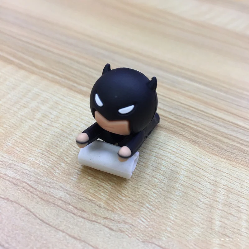 Супергерой кабель аксессуар кабель животное укусы мультфильм USB зарядное устройство протектор сердцевины кабеля для iphone 8 7 6 USB кабель Защита - Цвет: style 7