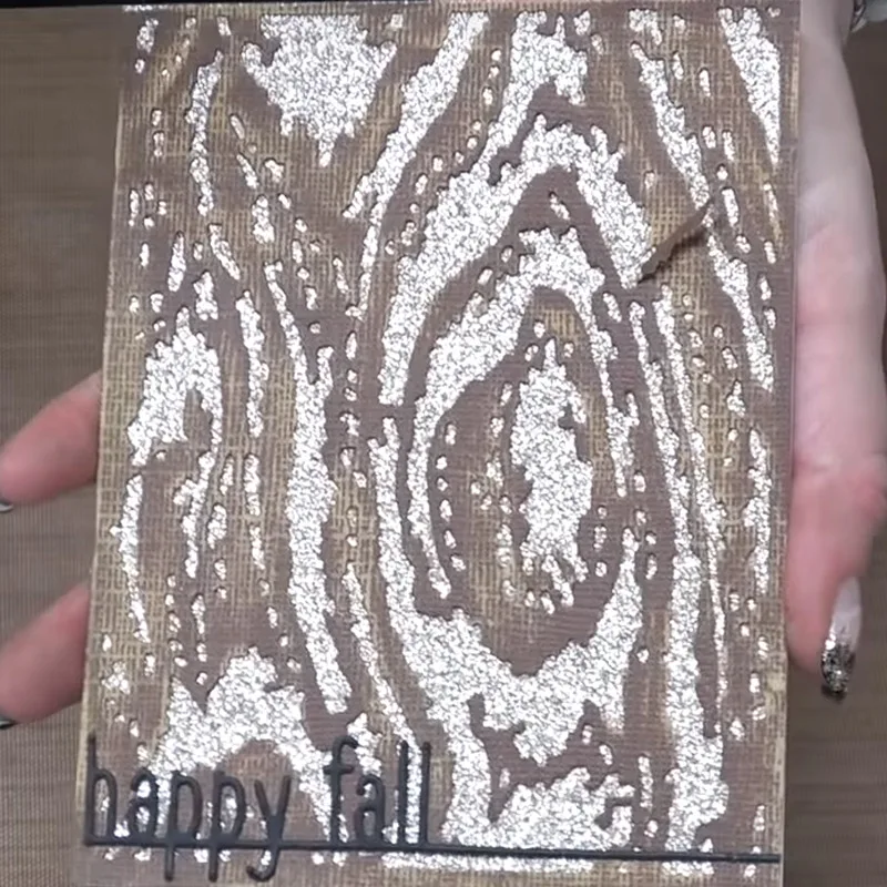 Металлические Вырубные штампы с рисунком дерева вырубные для изготовления карт