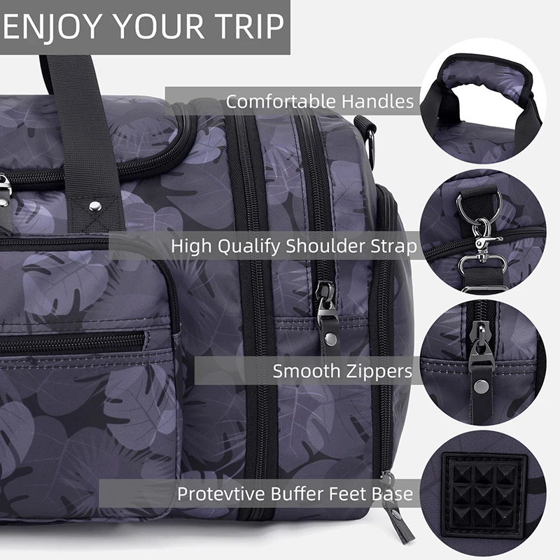 Large Capacity Business Trip Storage Bag Multifunction Waterproof Dry Wet Separation Sport Fitness Beach Swimming Duffle Handbag