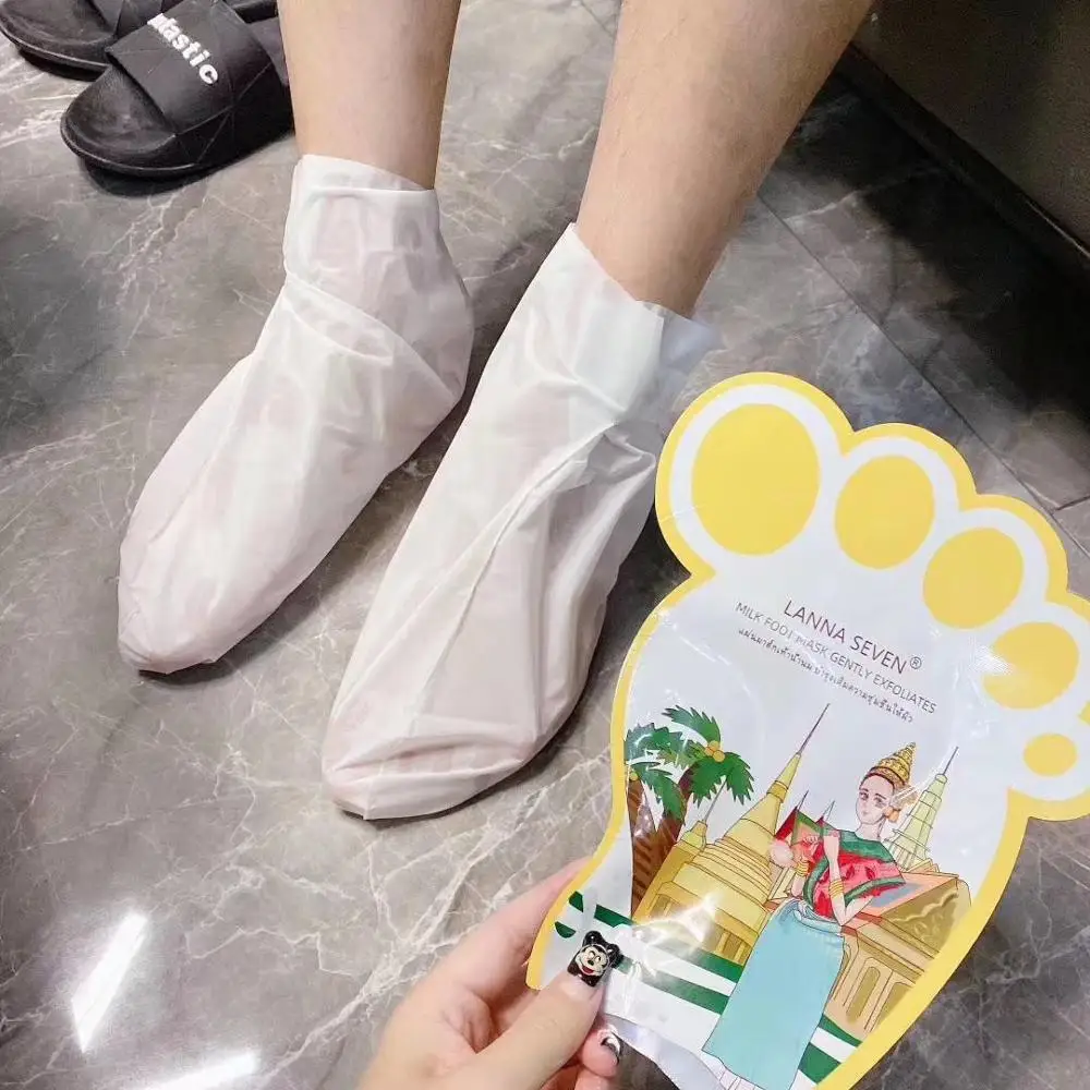 Эссенция молока из Таиланда маска для ног увлажняющая отбеливающая кожура