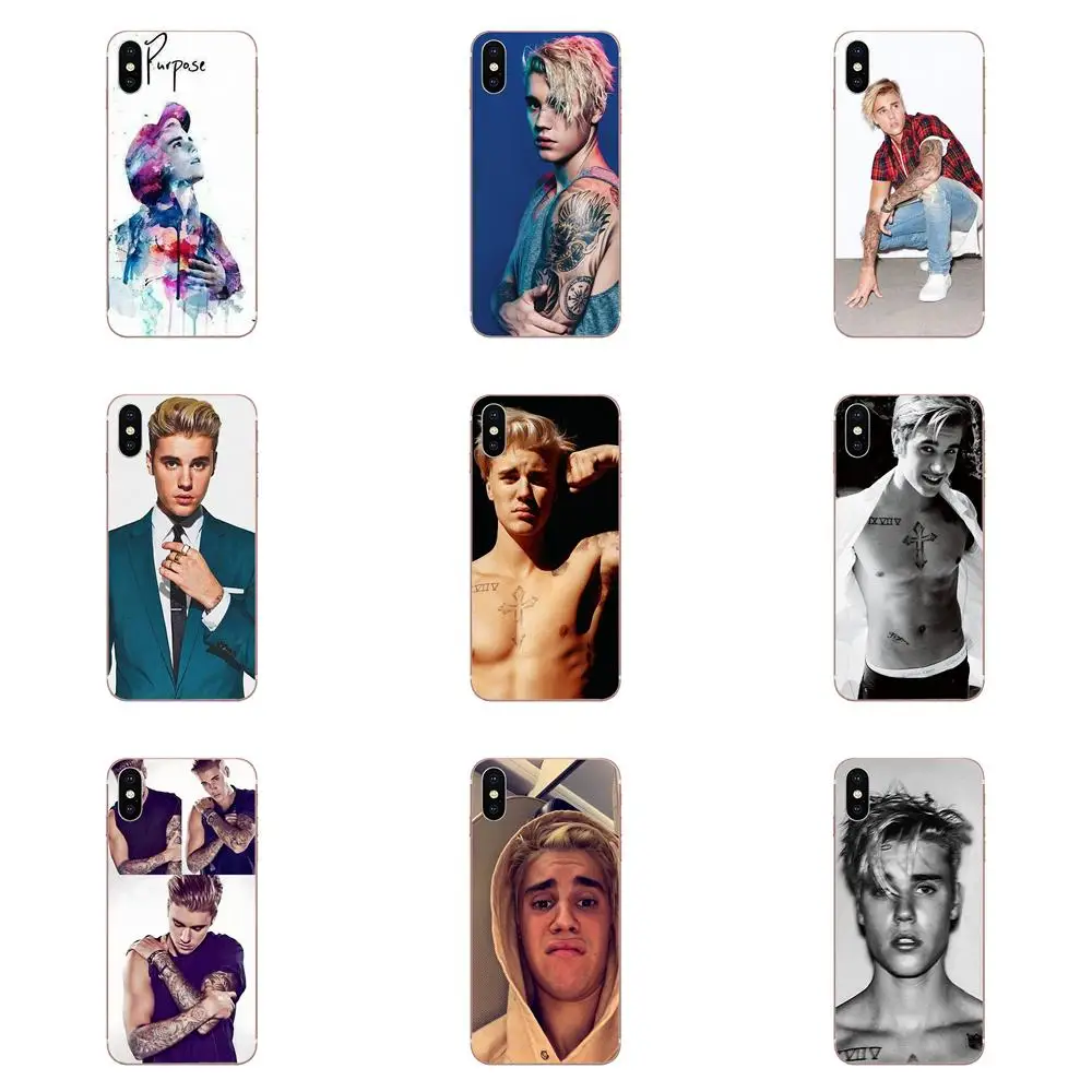 Чехол из термопластичного материала для Huawei Honor 4C 5A 5C 5X 6 6A 6X 7 7A 7C 7X 8 8C 8S 9 10 10i 20 20i Lite Pro с изображением Поп-звезды Джастина Бибера.
