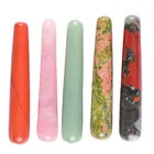 Новый натурального нефрита вагинальные йони-палочка Для женщин Кегеля массаж бар розовый кварц камень аметист мышц тела утягивающий массажер для ног оптом