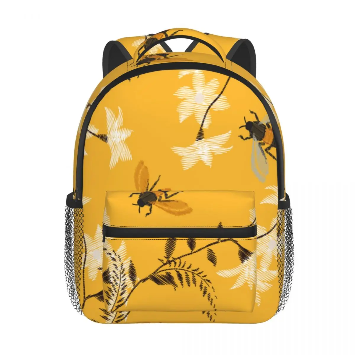 Kids Backpack Hand Drawn Honey Bee Animals Kindergarten Children Mochila School Bag