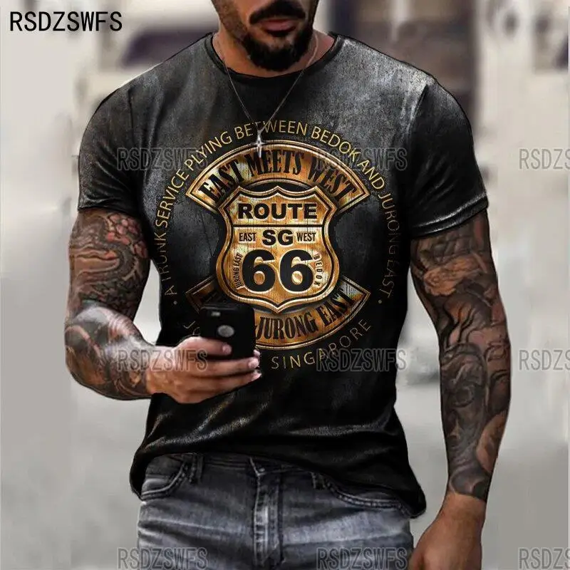 

New Summer Men's And Women's 3D-print Pattern Tops Hip-hop Plus Size Street Fashion Short-sleeved Oversized T-shirt Shirt Tops