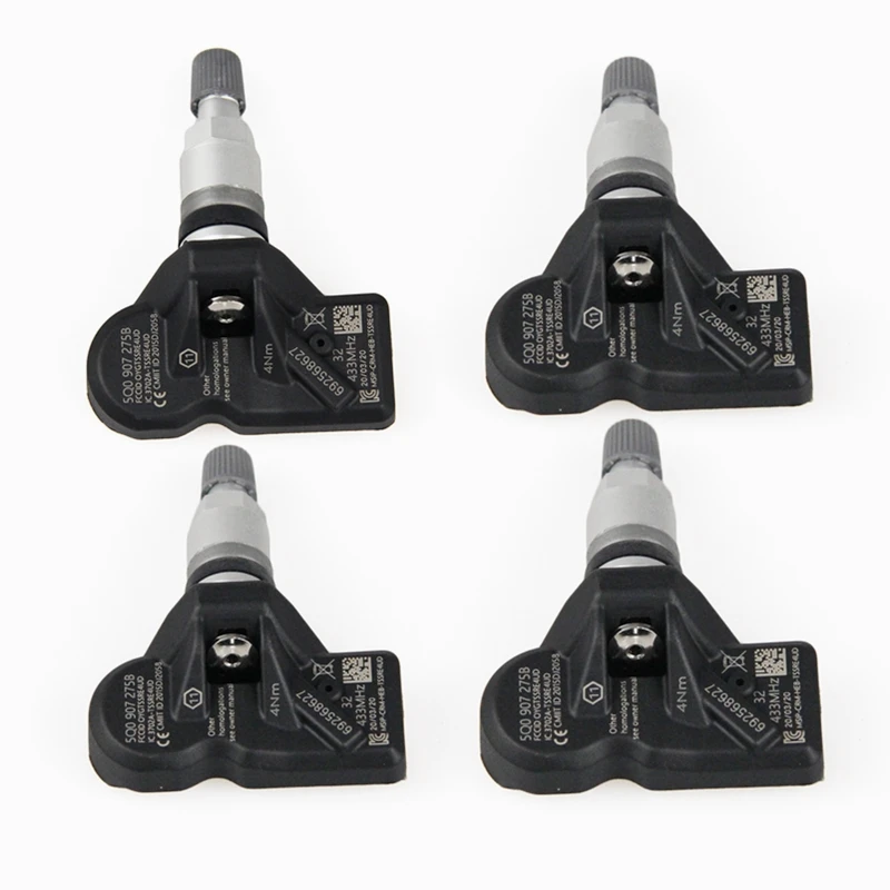 Датчик давления в шинах 4X TPMS 433 МГц для BENTLEY Skoda VW Porsche Audi A3 Q7 Q5 A4 A5 R8 RS4 S4 S6 |