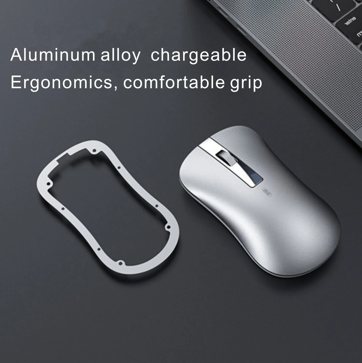 Беспроводная Bluetooth мышь эргономичная перезаряжаемая два режима бесшумная 2 4G USB