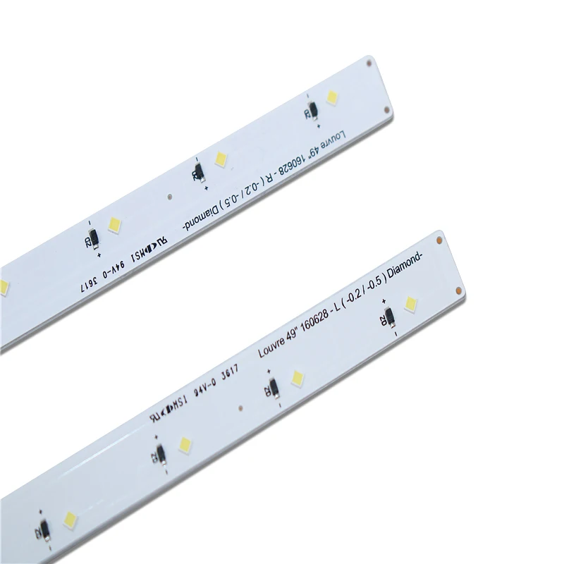 New 5set=10 PCS 31LED 515mm LED backlight strip for Sam sung Louvre 49 160628 R L Diamond BN96-4659A 4660A BN95-03721A UE49K5100 enlarge