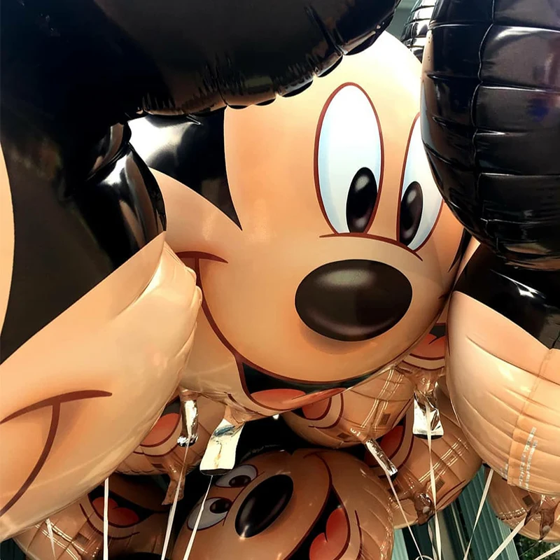 Воздушные шары из алюминиевой фольги с Микки Маусом украшения для дня рождения