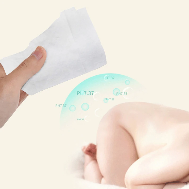 3 шт детские влажные салфетки с чехлом без запаха 80 рисов/упаковка для рук и рта