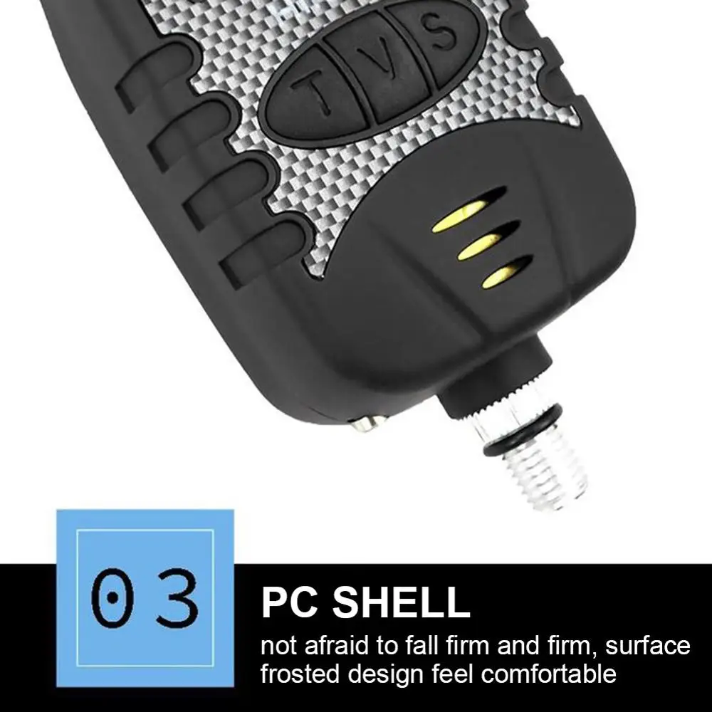 3. Сигнализатор для ловли карпа и свингер набор водостойкий синий светодиодный