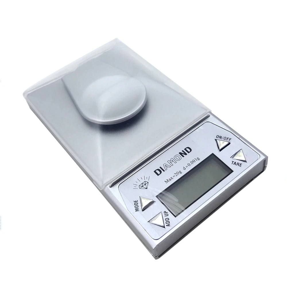 Портативные высокоточные цифровые весы для ювелирных изделий 50 г/20 г/10 г 0 001 с ЖК