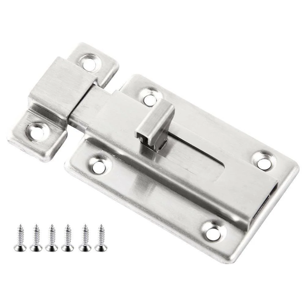 Раздвижной дверной баррель болт для ванной комнаты туалета двери замок