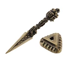 Медь ручной работы Dorje Phurba Тибетский буддистский ритуал Махакала кинжал и амулет