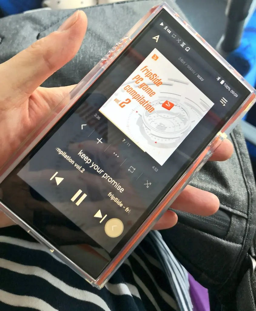 Мягкий прозрачный чехол из ТПУ для IRIVER Astell & Kern A футуристиа SE100 с передней и задней