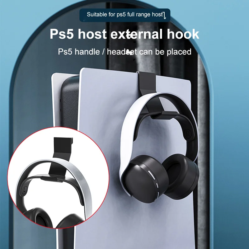 

For PS5 Game Console Hanging Bracket Headset Storage Rack For PS5 Earphone Hook Holder Game Console Earphone Accessories