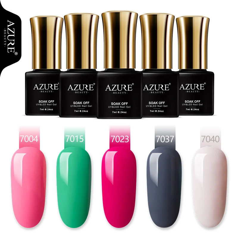 Azure Beauty 3/5 шт. салонный гель для ногтей высокое качество долговечный светодиодный