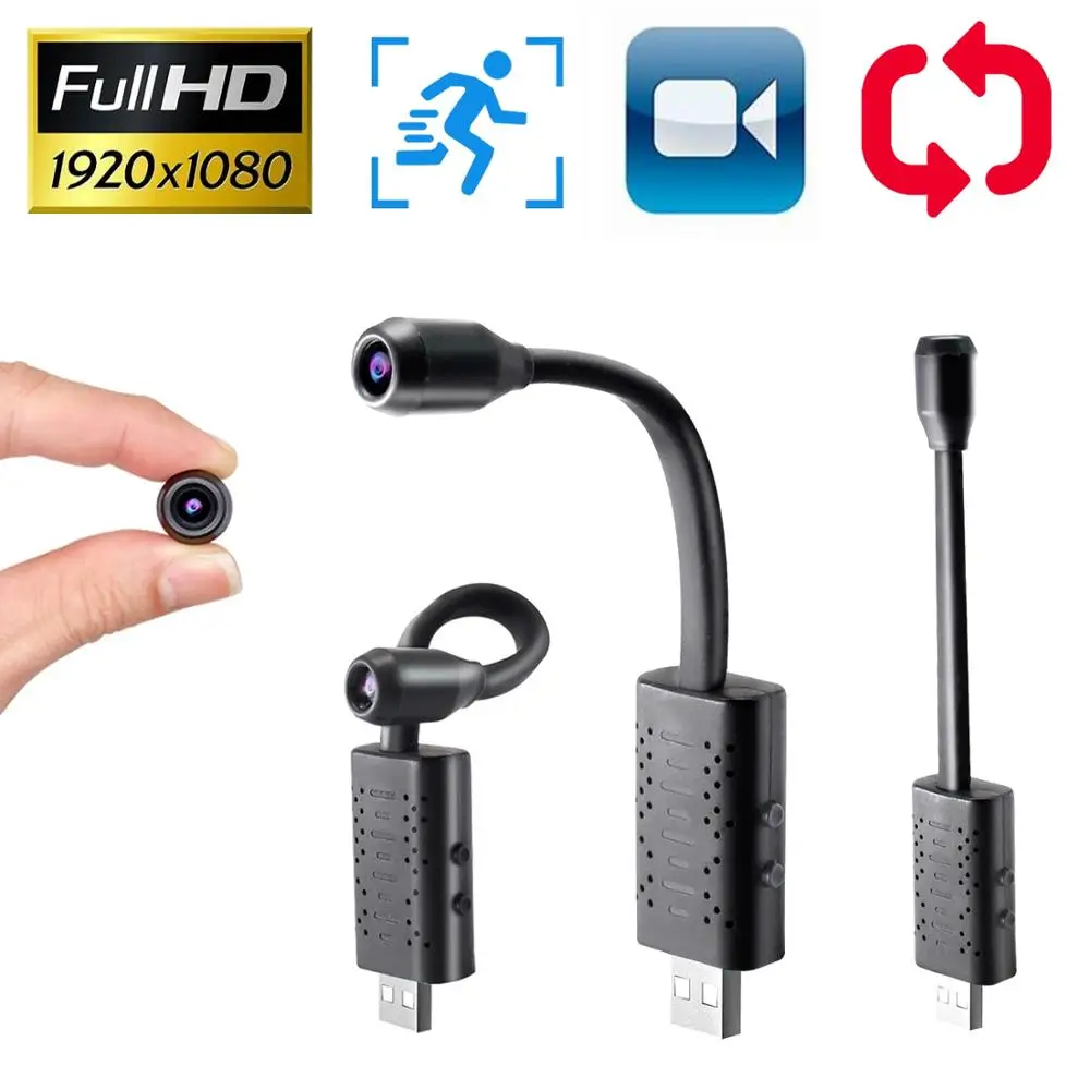 Мини камера DV USB HD1080P видеокамера микро маленькая с детектором движения потайная