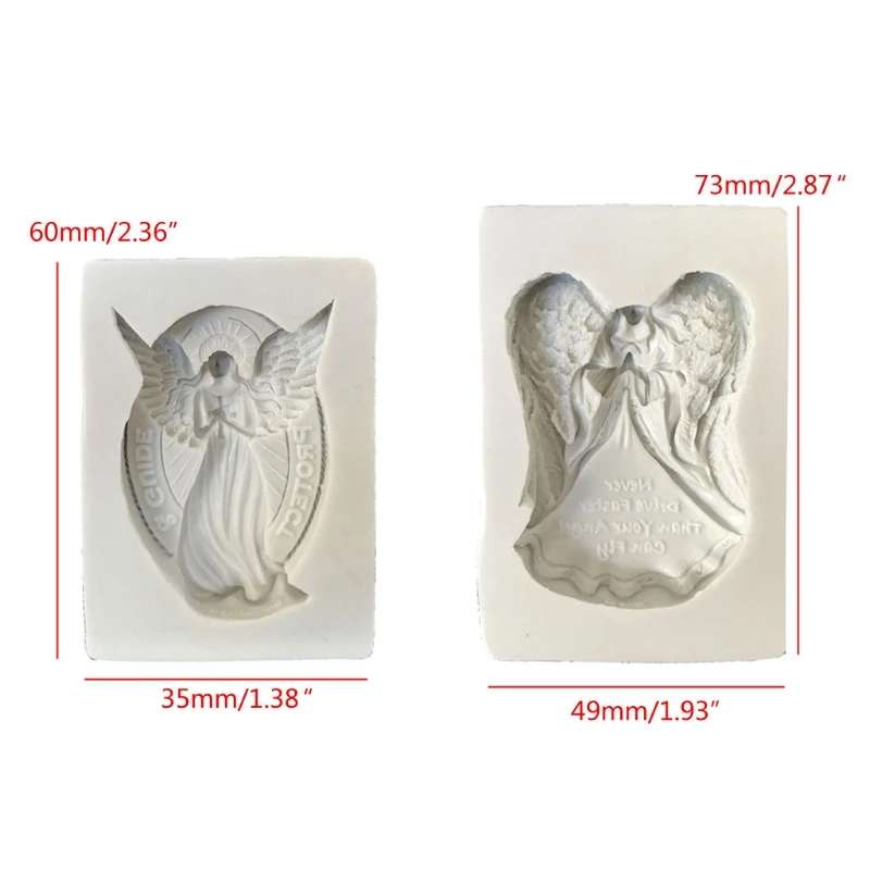

Handmade Angel Epoxy Resin Silicone Mold Angel Emboss Silicone Mold Fondant Mold Angel Cake Decoration Resin Craft Tools