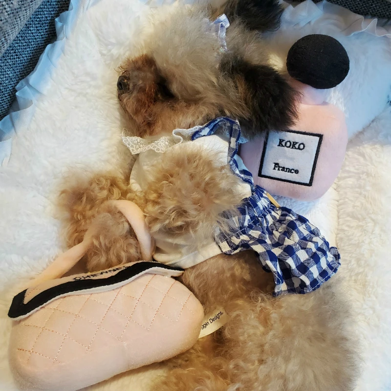 Роскошная игрушка для домашних животных вышивка игрушки собак пульсовые