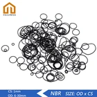 Уплотнительное кольцо из нитрильного каучука, 20 шт., сменная уплотнительная прокладка, уплотнительное кольцо OD 6 мм-30 мм CS 1 мм, шайба с черным кольцом, аксессуары сделай сам S122