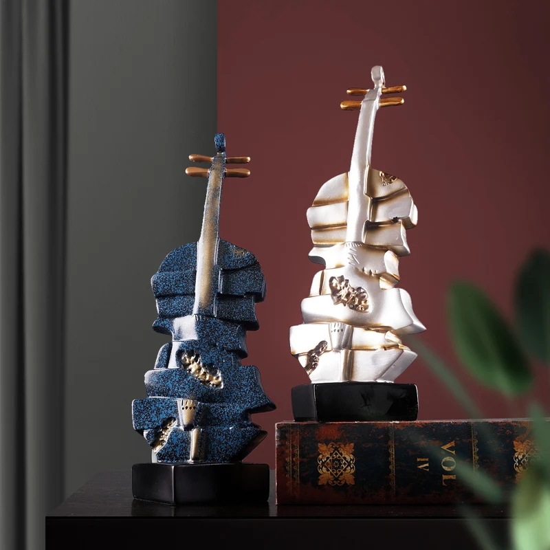 

Violin Ornaments Nordic Simple Modern Home Accessories Living Room TV Cabinet Bookshelf Crafts Furnishings Home Decore