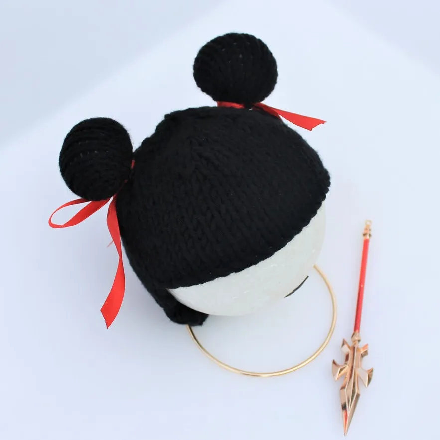 

3-pcs New Children's Photography Props Baby Woollen Hats Fashionable Cap Dress Up For Boy Gir Photographic Accessoriesl