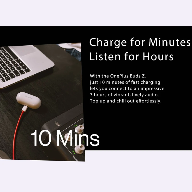 

Global Version Buds Z Wireless Earphone TWS Bluetooth 5 Fast Charge IP55 For OnePlus 9 9Pro 9R 8T