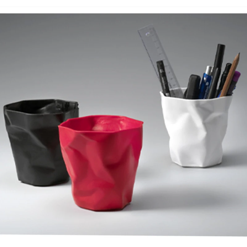 

3 Color Pen Pencil Pin Gel Pen Ball Piont Pen Desk Organizer Stationery Holder Flower Pot Desk Storage Home Storage