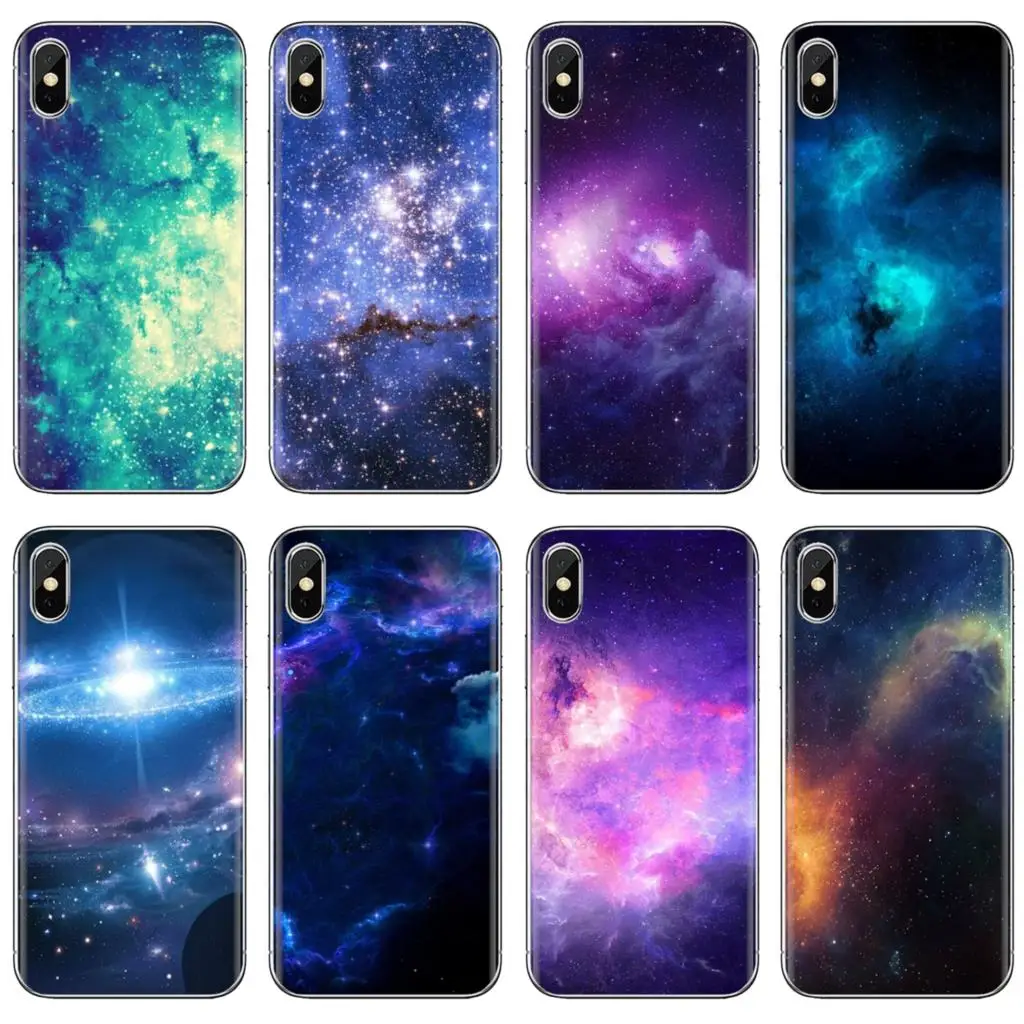 Мягкие тонкие телефонные чехлы Blue Galaxy Starry sky из ТПУ силиконовый чехол для Nokia X6 2 3 5