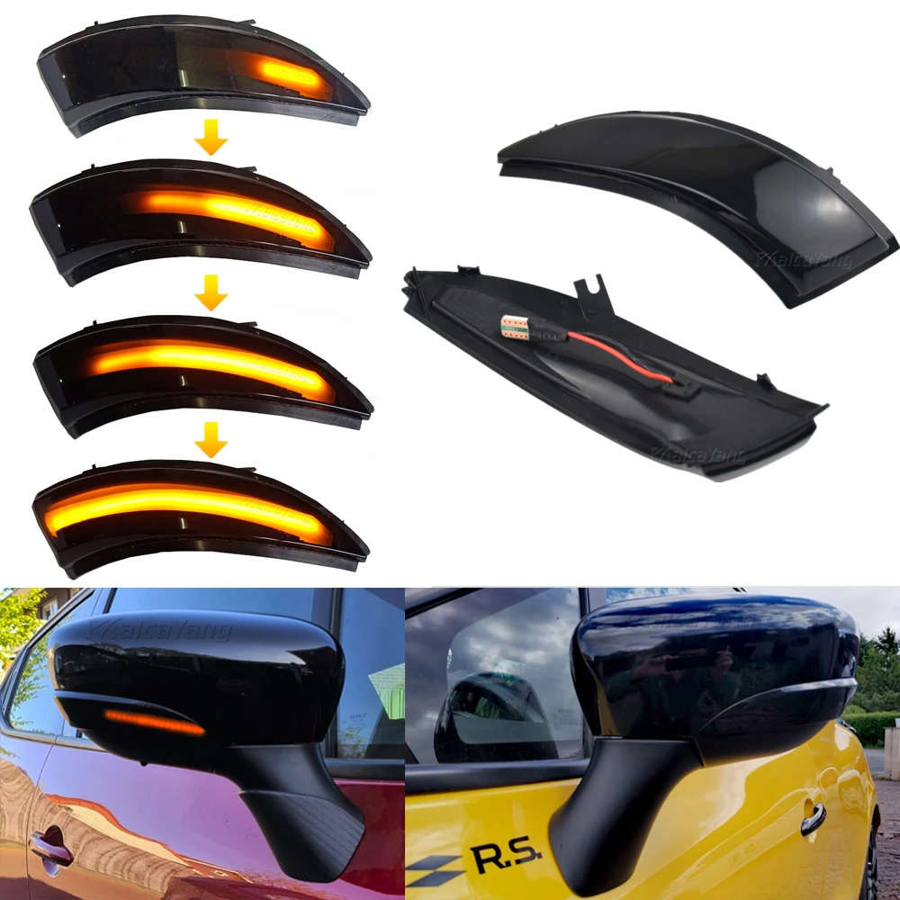 Подходит для Renault Clio IV MK4 BH RS Grandtour KH 2012 2016 Динамический светодиодный мигалка