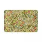 Вильям Моррис, коврик с золотой лилией, коврик, коврик для ног, нескользящий коврик из полиэстера с защитой от пыли для коридора, кухни, спальни, балкона, туалета