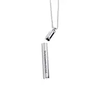 Мужское и женское ожерелье PEACEMINUSON 70 см с узором в виде хризантемы, дымовая трубка, серебро 925 пробы, о-цепь, скульптура, Классическая буква Colorfast