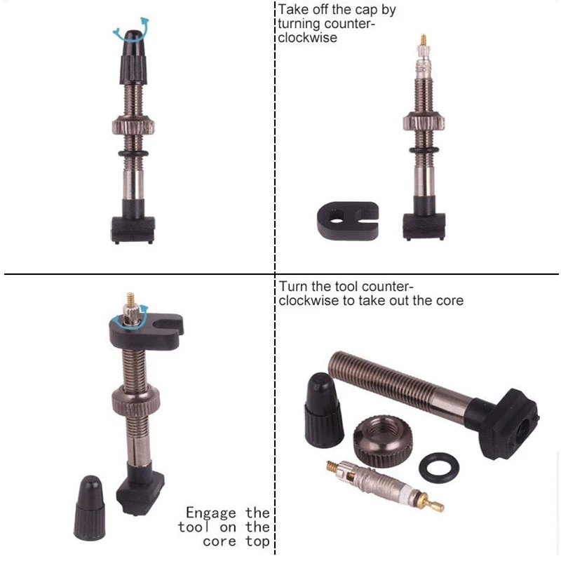 2 шт. Велосипедный спорт бескамерных шин или однотрубки 60 мм сплав вставка из