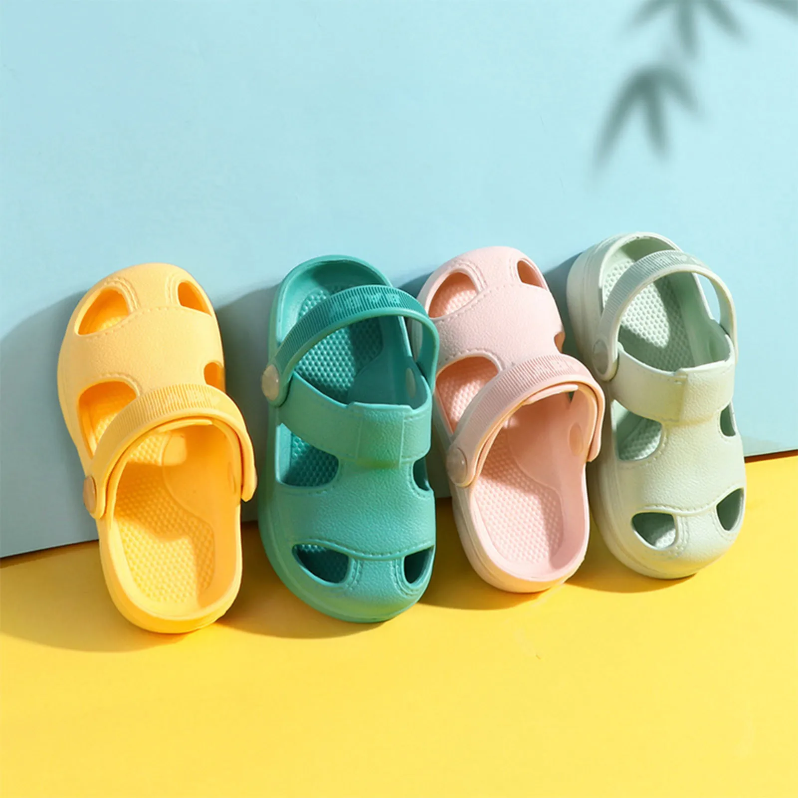 

2021 Summer New Baby Hole Shoes Children Nice Non -slip Soft Floor Old Boys Girl Beach Sandals Children Shoes Drop Shipping #071