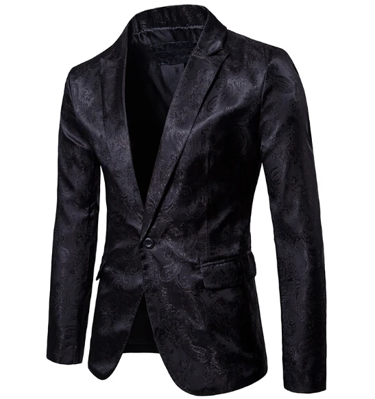 Black Top 2 шт. Мужской Блейзер костюм Slim Fit смокинг+ Брюки Формальные вечерние свадебные жених Новинка - Цвет: Black Top