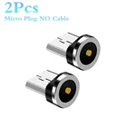 2 шт., магнитные разъемы Micro USB  Type C  8 Pin lighting