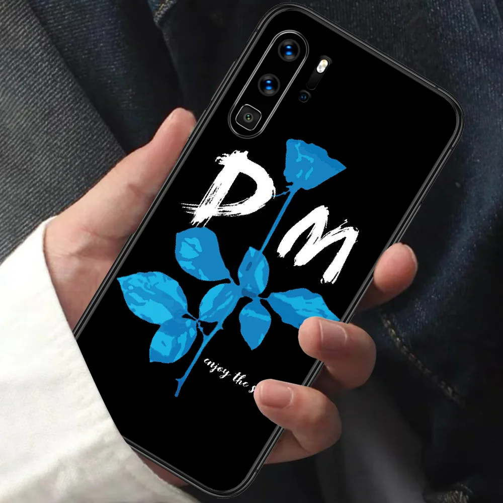 

Depeche Band Mode Phone Case For HUAWEI P 9 10 20 30 40 Lite smart Pro Z 2019 Nova 5T 6 7 i black Cell Soft Funda Painting
