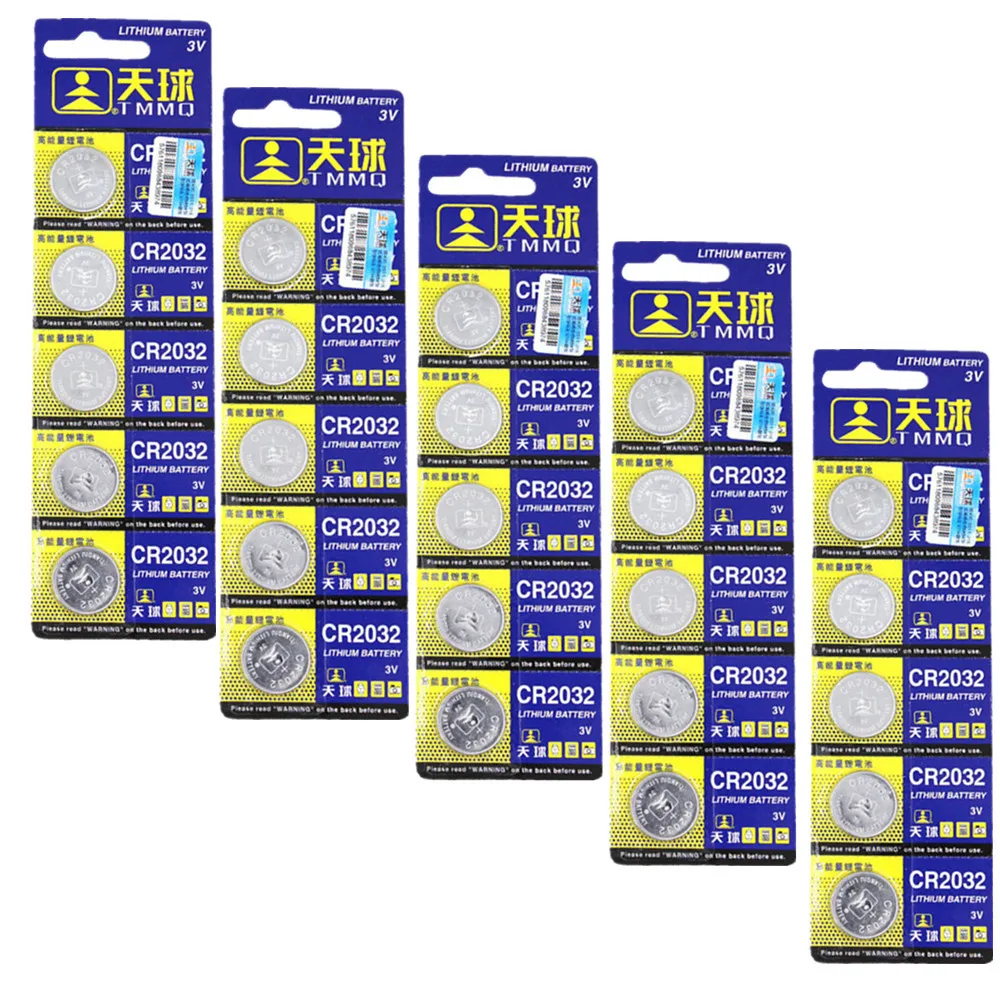 

Lots CR2032 3 Volt Coin Button Cell Battery For Watch Toys Remote 25pcs Lithium Batteries CR2032 3 Volt Watch Cell Batter 2021