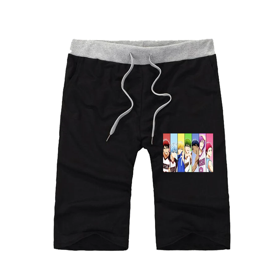 

anime Kuroko No Basketball shorts Men's Casual Waist Shorts teenagers Short Sweatpants Summer Cotton Loose