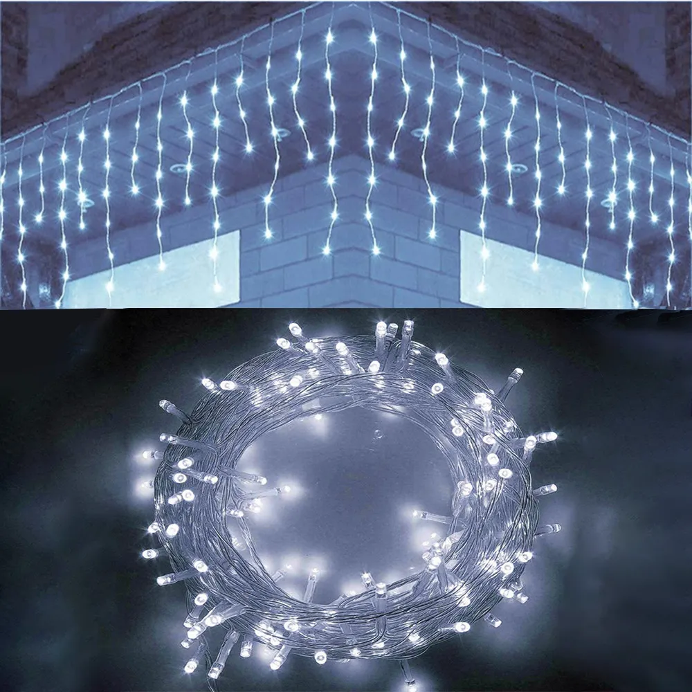 5 м Сказочный 216 Светодиодный светильник на струне наружный для занавесок с