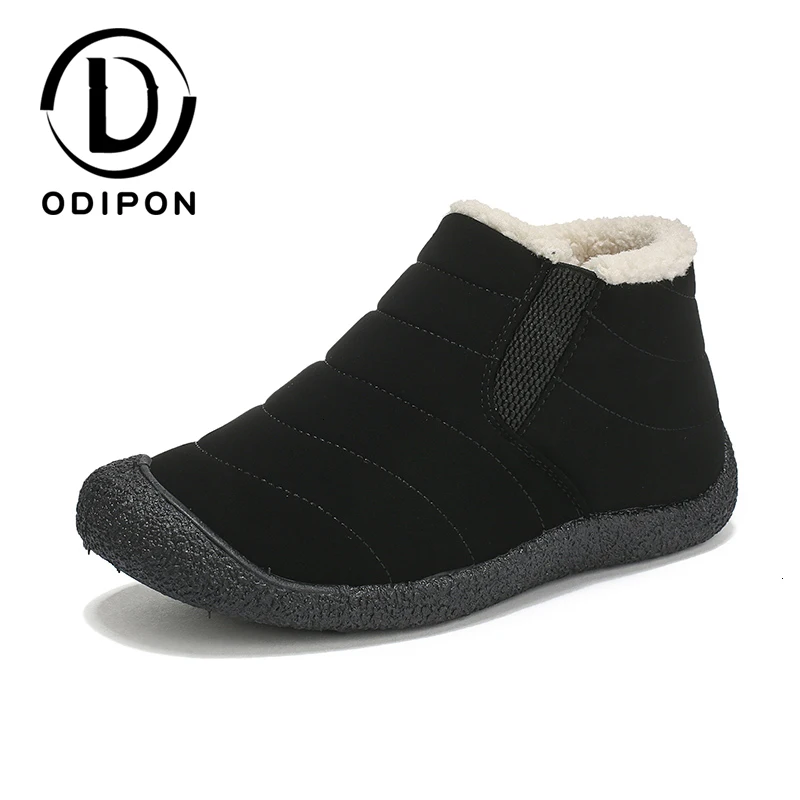 Odipon унисекс зимние кроссовки для мужчин и женщин супер теплые плюшевые меховые