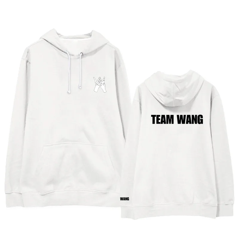 Фото Флисовый/тонкий пуловер с принтом Kpop got7 jackson team wang, толстовки унисекс на осень и зиму №2
