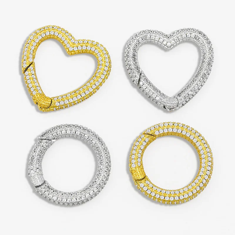 OCESRIO многоцветная подвеска сделай сам с карабином в форме сердца декоративные