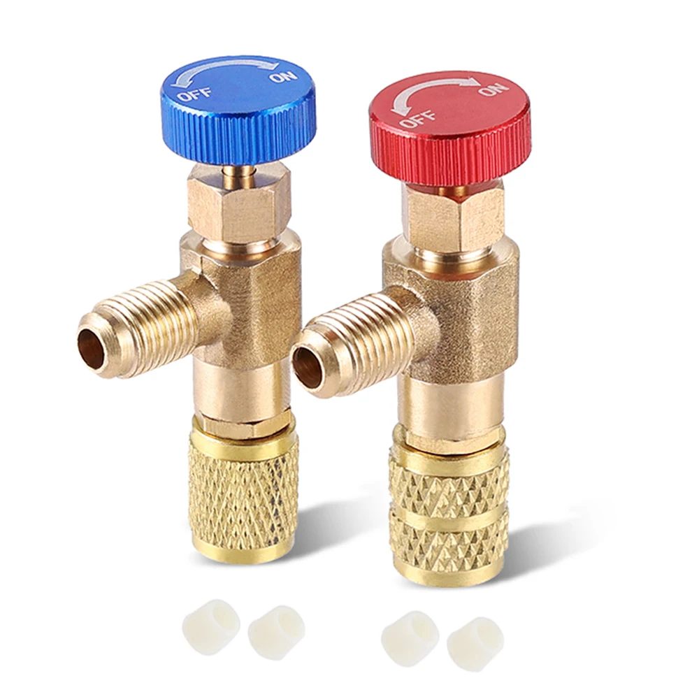 High Quality Liquid Safety Valve R410 R22 Air Conditioning Refrigerant 1/4 &ampquotSafety Adapter Repair and Fluoride | Обустройство
