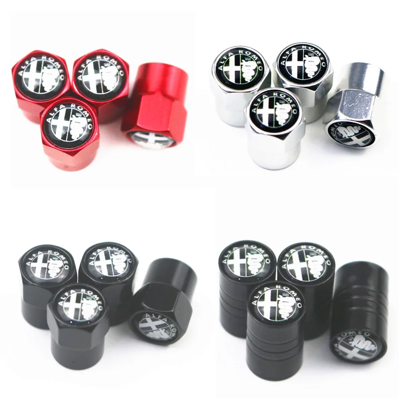 Новые 4 шт. Авто колеса крышки стержня вентиля шины Крышка для Альфа Ромео 159 147 156